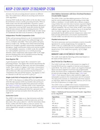 ADSP21262SKBCZ200R Datasheet Pagina 4