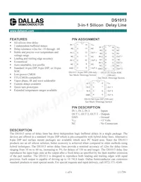 DS1013S-25+T&R Datenblatt Cover