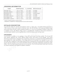 DS1248Y-70IND Datasheet Pagina 2