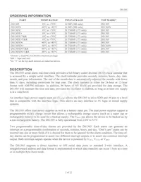 DS1305EN/T&R Datasheet Page 2