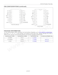 DS1315EN-5+T&R數據表 頁面 20