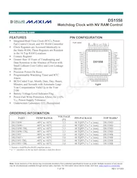 DS1558Y-TRL Datasheet Copertura