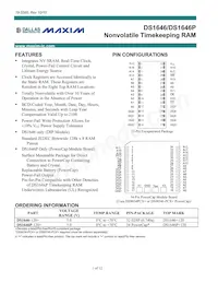 DS1646P-120+ Datasheet Copertura