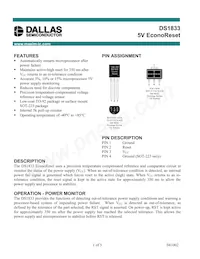 DS1833-15+T&R/STR Datenblatt Cover