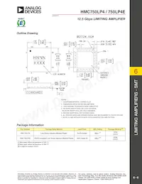 HMC750LP4E數據表 頁面 6