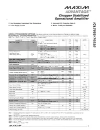 ICL7652CPA+ Datasheet Page 3