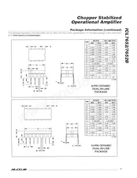 ICL7652CPA+ Datasheet Page 11
