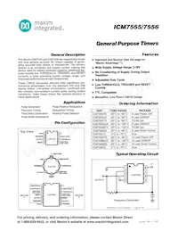 ICM7555C/W+ Datasheet Cover