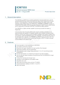 ICM7555ID/DG Datasheet Copertura