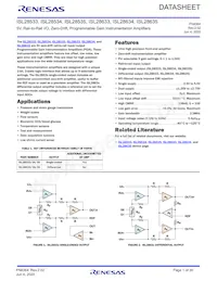 ISL28635FVZ Datasheet Copertura