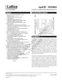 ISPLSI 1024EA-200LT100 Datenblatt Cover