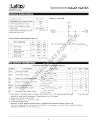 ISPLSI 1024EA-200LT100數據表 頁面 5