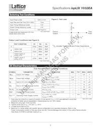 ISPLSI 1032EA-200LT100數據表 頁面 5