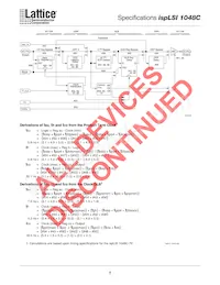 ISPLSI 1048C-70LQ數據表 頁面 9