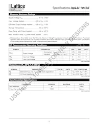 ISPLSI 1048E-70LT Datasheet Pagina 3