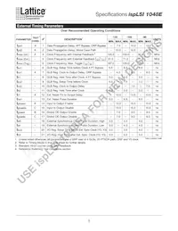 ISPLSI 1048E-70LT Datasheet Page 5