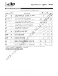 ISPLSI 1048E-70LT Datasheet Page 6