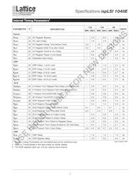 ISPLSI 1048E-70LT Datasheet Pagina 7