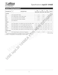 ISPLSI 1048E-70LT Datasheet Pagina 9