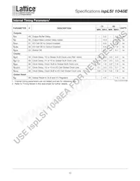 ISPLSI 1048E-70LT Datasheet Page 10