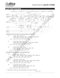 ISPLSI 1048E-70LT Datasheet Page 11