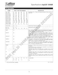 ISPLSI 1048E-70LT Datasheet Page 13