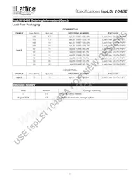 ISPLSI 1048E-70LT數據表 頁面 17