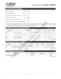 ISPLSI 1048EA-170LT128 Datasheet Page 4