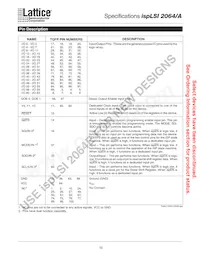 ISPLSI 2064A-80LT100I Datasheet Pagina 10