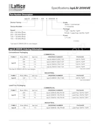 ISPLSI 2096VE-250LT128 Datasheet Pagina 13