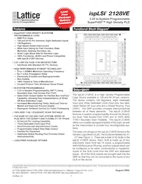 ISPLSI 2128VE-250LT176 Datasheet Cover