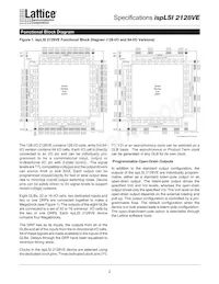 ISPLSI 2128VE-250LT176 Datasheet Pagina 2