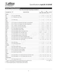 ISPLSI 2128VE-250LT176 Datasheet Page 8