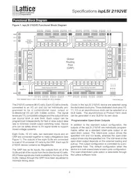 ISPLSI 2192VE-225LT128 Datenblatt Seite 2