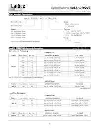 ISPLSI 2192VE-225LT128 Datasheet Pagina 15