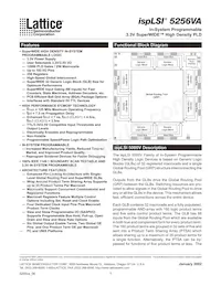 ISPLSI 5256VA-70LQ208 Datenblatt Cover