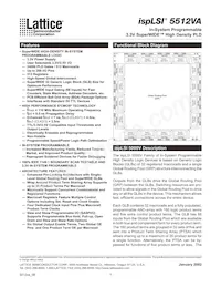 ISPLSI 5512VA-70LQ208 Datasheet Copertura