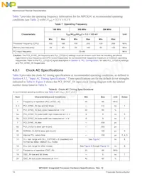 KMPC8241TVR166D Datasheet Pagina 14