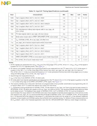 KMPC8241TVR166D Datasheet Pagina 21