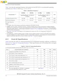 KMPC8245LZU350D Datasheet Pagina 14