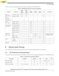 KMPC8343CZQAGDB Datasheet Pagina 11