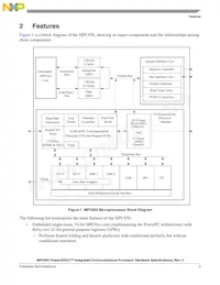 KMPC850DSLVR50BU Datasheet Page 3