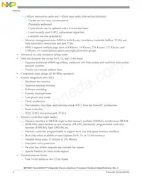 KMPC850DSLVR50BU Datasheet Page 4