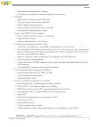 KMPC850DSLVR50BU Datasheet Pagina 5