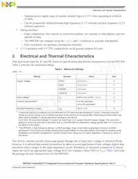 KMPC850DSLVR50BU Datasheet Pagina 7