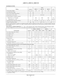 LM301ADR2 Datasheet Page 3