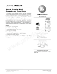 LM358SNG Datenblatt Cover