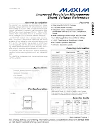 LM4041DEM3-1.2+ Datenblatt Cover