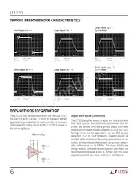 LT1220CS8 Datasheet Pagina 6