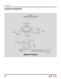 LT1220CS8 Datenblatt Seite 8